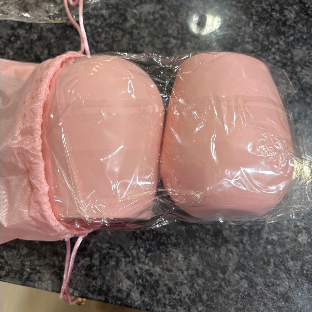 Odeme Pink Silicone Wine Glass Set